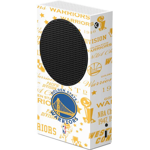 NBA Golden State Warriors Historic Blast Xbox Series S Console Skin